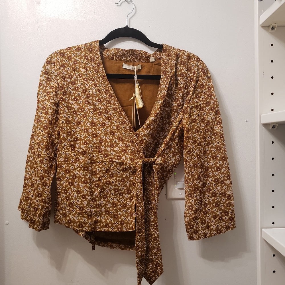DOEN Isle Wrap Top Size XS (RARE) - Picture 2 of 7